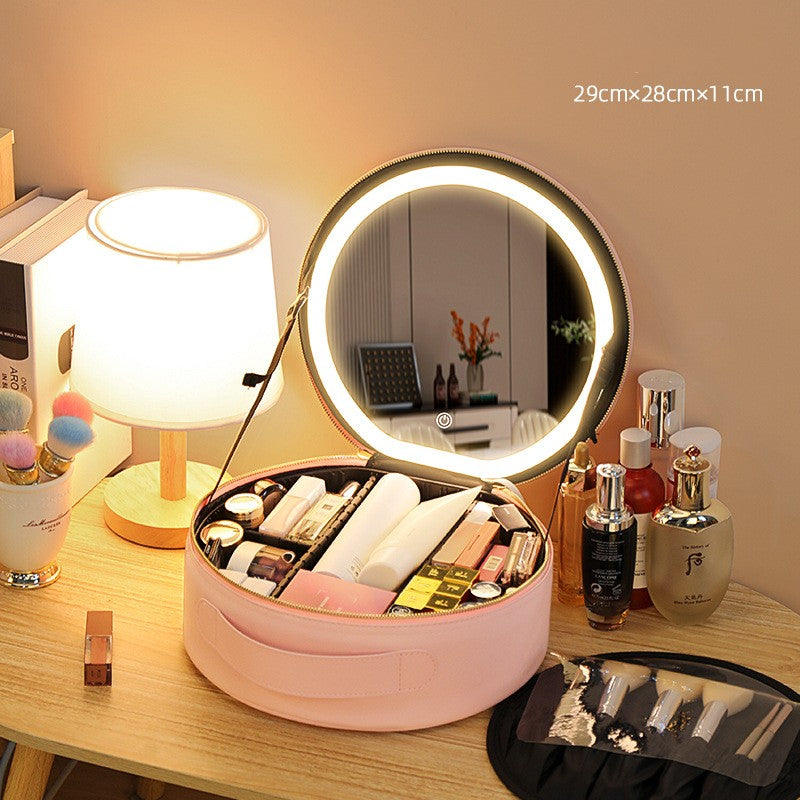 Cosmetic Bag With Mirror