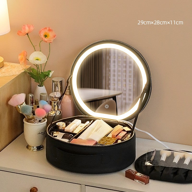 Cosmetic Bag With Mirror