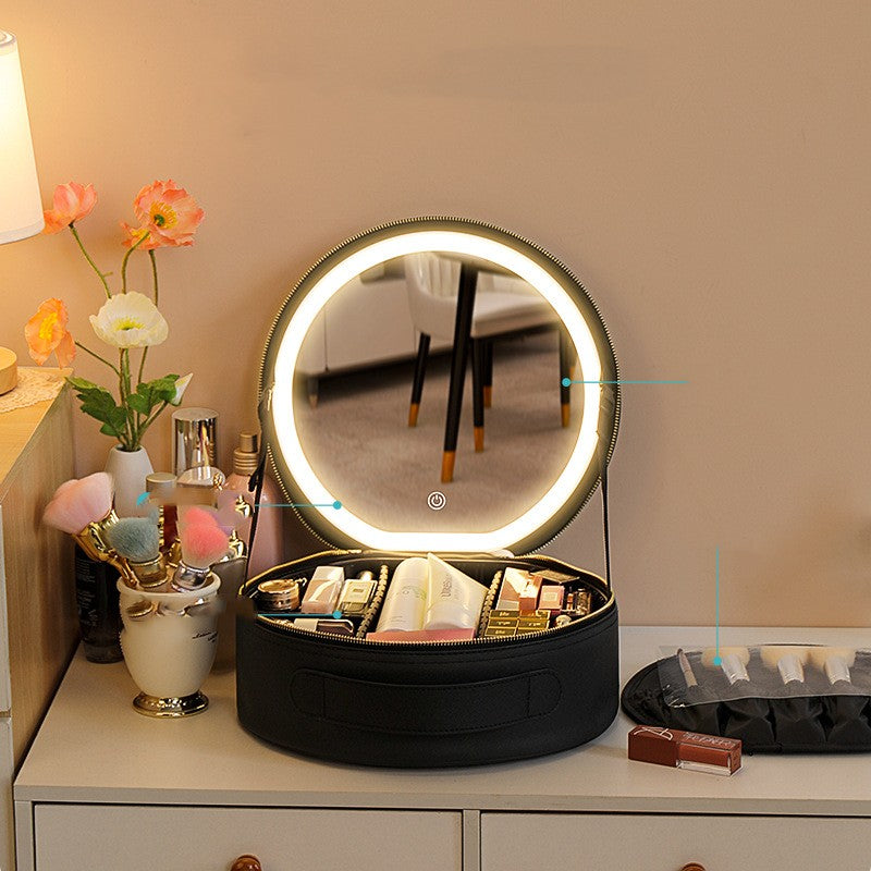 Cosmetic Bag With Mirror